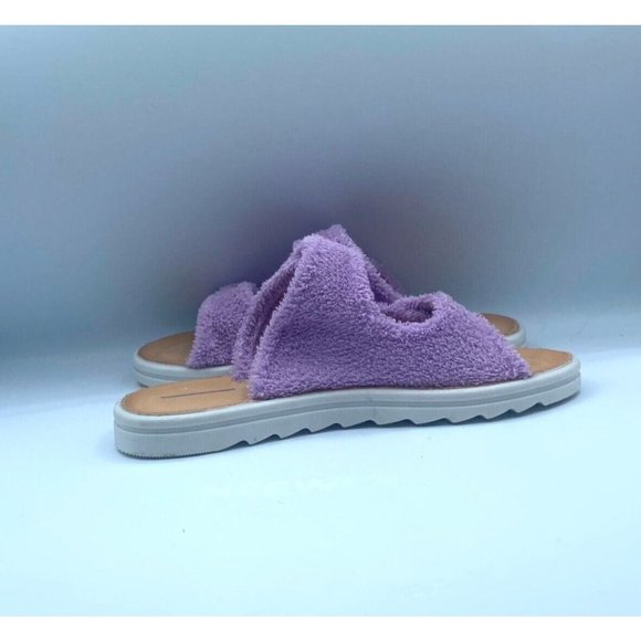 INTENTIONALLY Blank Blink Terry Top Lilac Sandal US 9.5/10 EU40 NWOB Scuffed - Picture 7 of 9